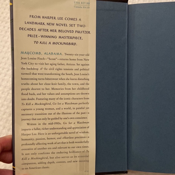 GO SET A WATCHMAN, A Novel by Harper Lee Hardback To Kill a Mockingbird Author - Picture 2 of 6